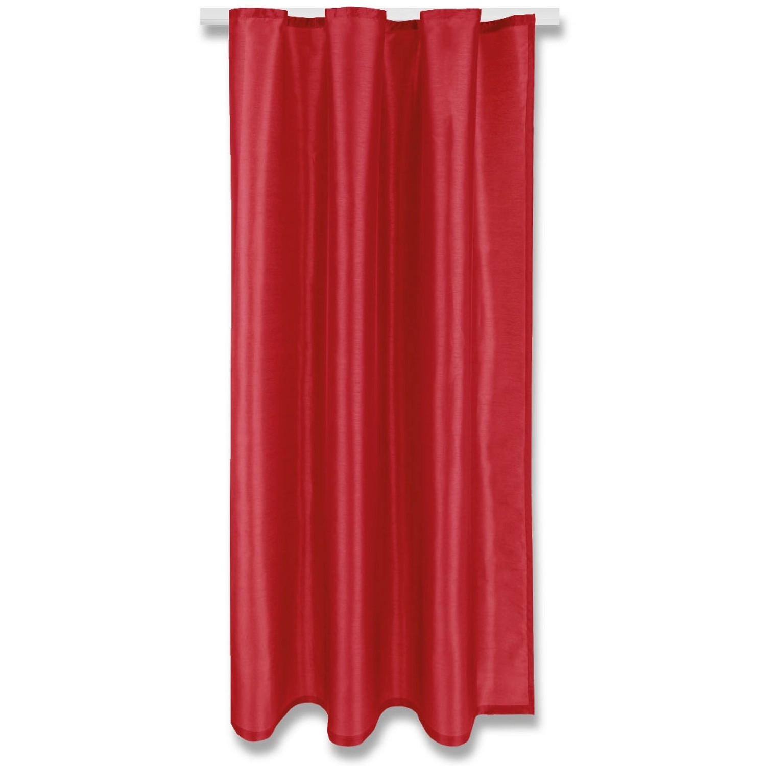 Arsvita Dekoschal Alessia Universalband Rot 290 cm x 245 cm günstig online kaufen