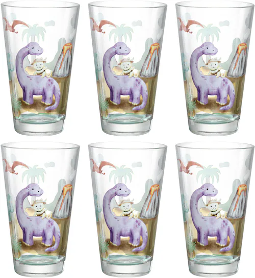 LEONARDO Gläser-Set »Dino BAMBINI AVVENTURA«, (Set, 6 tlg.), 300 ml, 6-teil günstig online kaufen