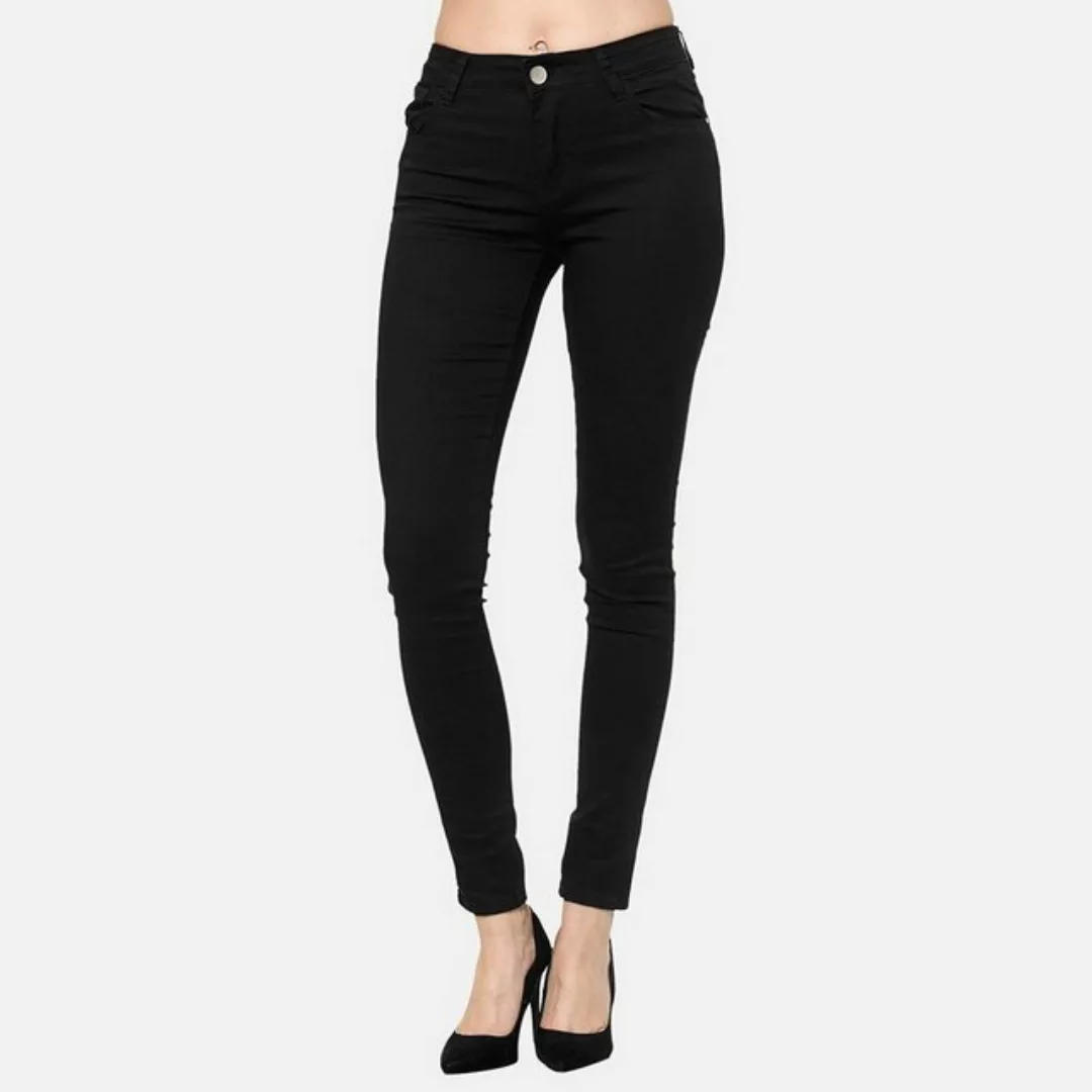 Elara Slim-fit-Jeans Elara Damen Stretch Hose Push Up Jeans (1-tlg) günstig online kaufen