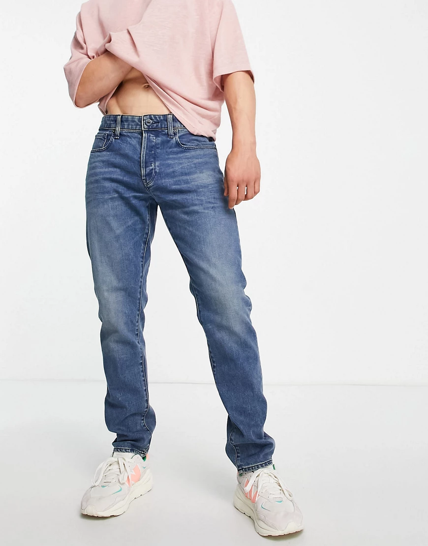 G-star D-staq 3d Slim Jeans 31 Faded Ripped Baltic Sea günstig online kaufen