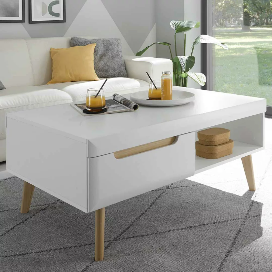 Sofatisch im Skandi Design 107 cm breit - 46 cm hoch günstig online kaufen