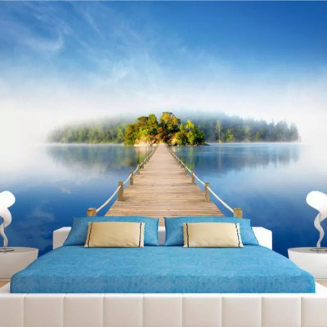 artgeist Fototapete Geheimnisvollen Insel mehrfarbig Gr. 400 x 280 günstig online kaufen