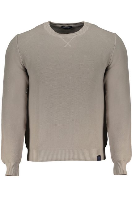 North Sails Strickpullover Herrenpullover Grau aus Bio-Baumwolle – Langarms günstig online kaufen