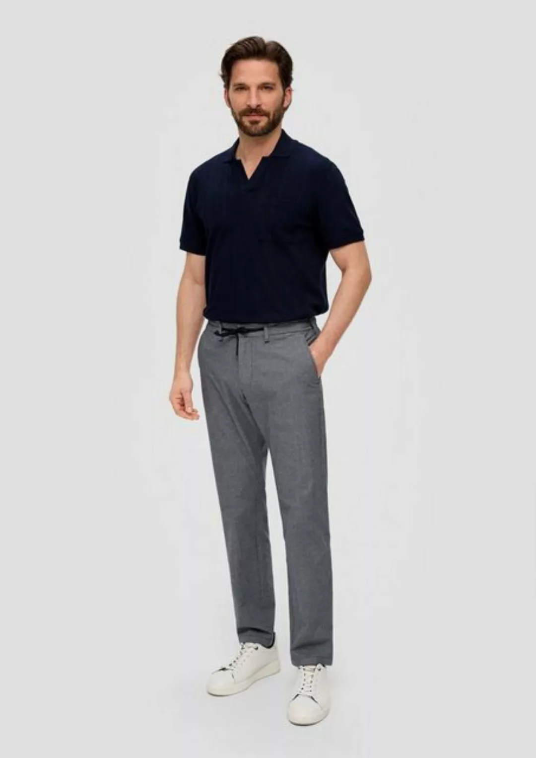 s.Oliver Stoffhose Regular Fit: Chino aus Baumwollstretch günstig online kaufen