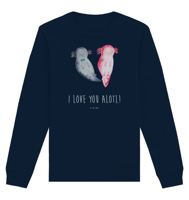 Mr. & Mrs. Panda Longpullover Größe XL Axolotl Liebe - French Navy - Gesche günstig online kaufen