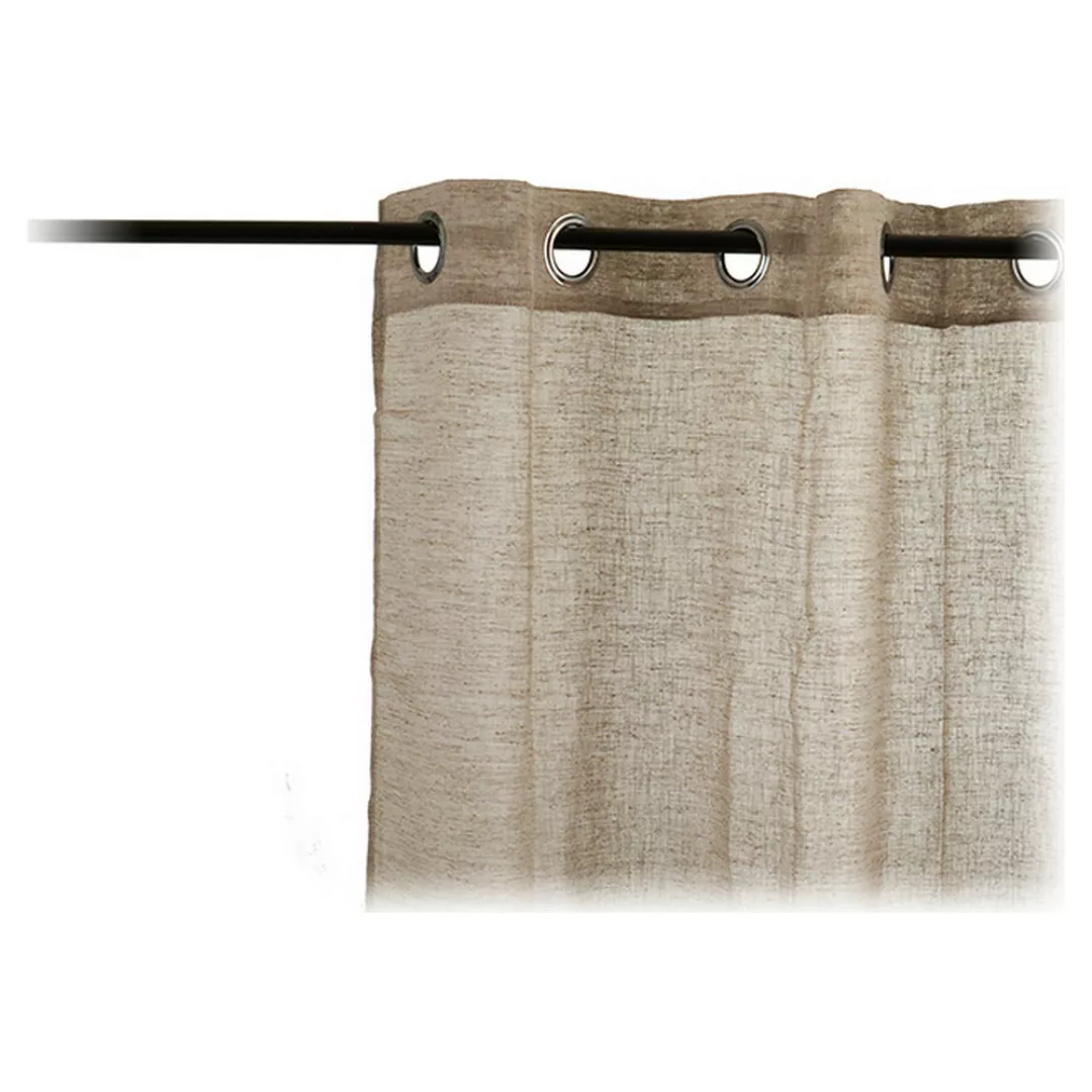 Vorhang Beige Polyester (140 X 260 Cm) günstig online kaufen