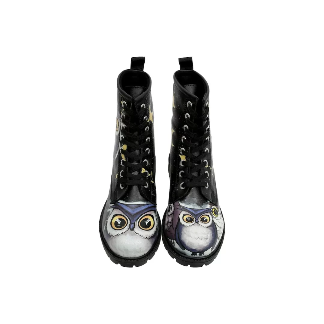 DOGO Schnürboots "Damen Boots Owls Family Vegan Damen Boots / female", Vega günstig online kaufen