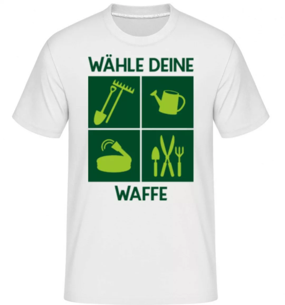 Wähle Deine Waffe · Shirtinator Männer T-Shirt günstig online kaufen