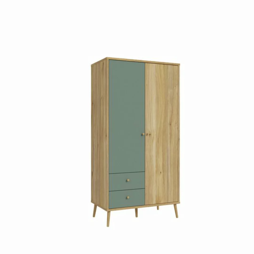 freiraum Drehtürenschrank Whenua in Natural Eiche - 94,5x185,6x52,2cm (BxHx günstig online kaufen