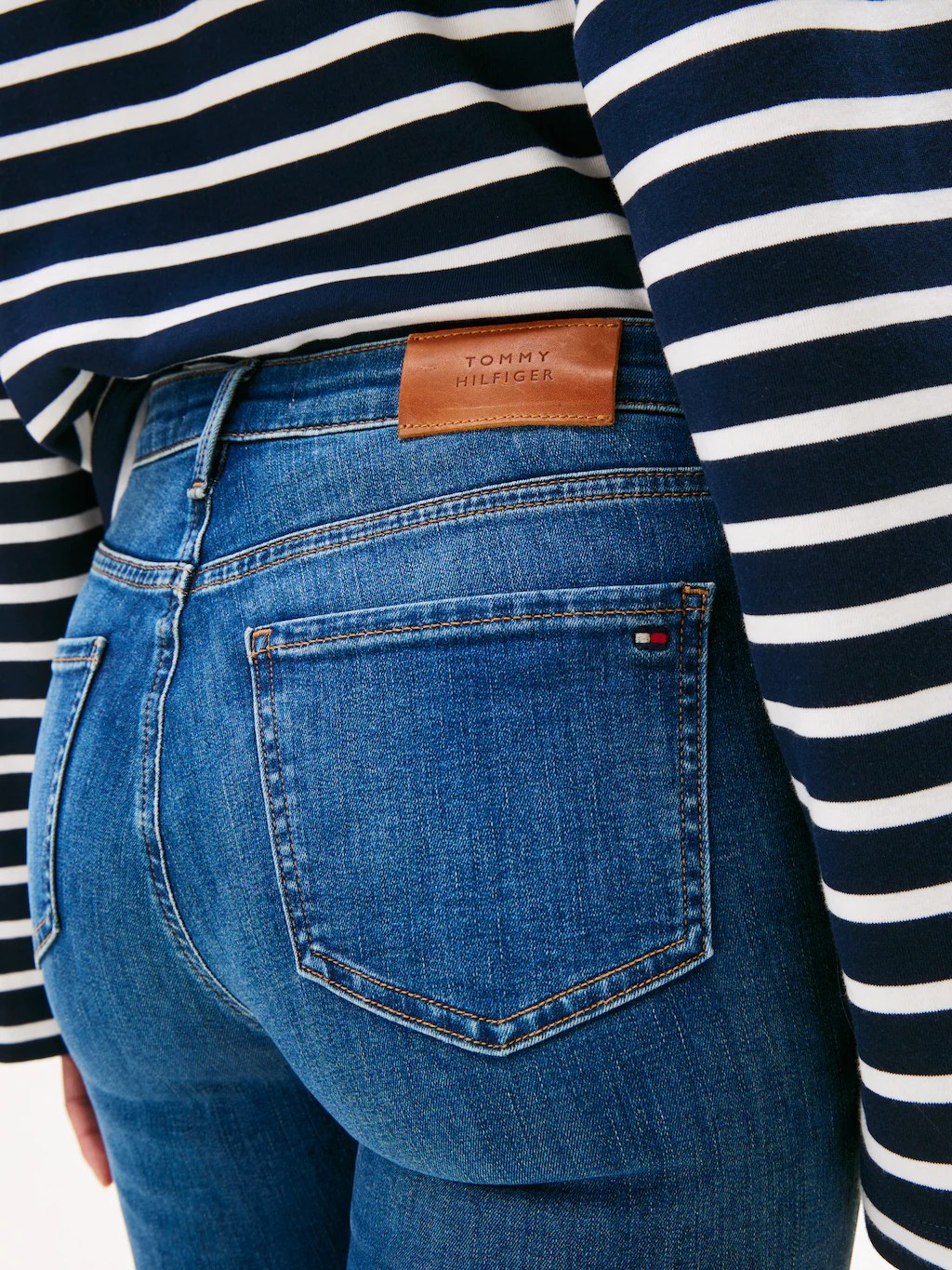 Tommy Hilfiger High-waist-Jeans "DNM FLO WIDE LEG HW" günstig online kaufen
