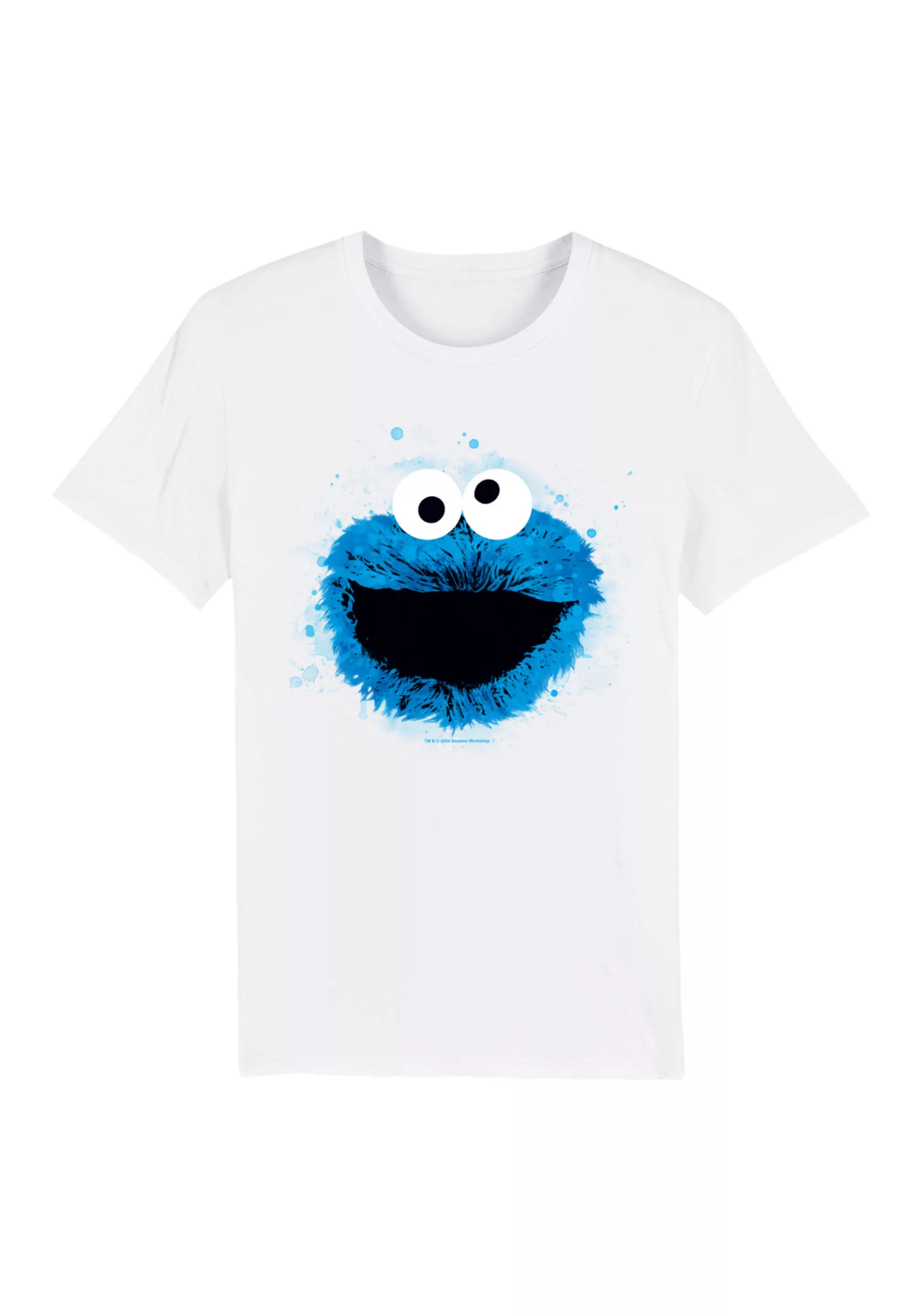 F4NT4STIC T-Shirt "Sesamstraße Cookie Monster Watercolor", Premium Qualität günstig online kaufen