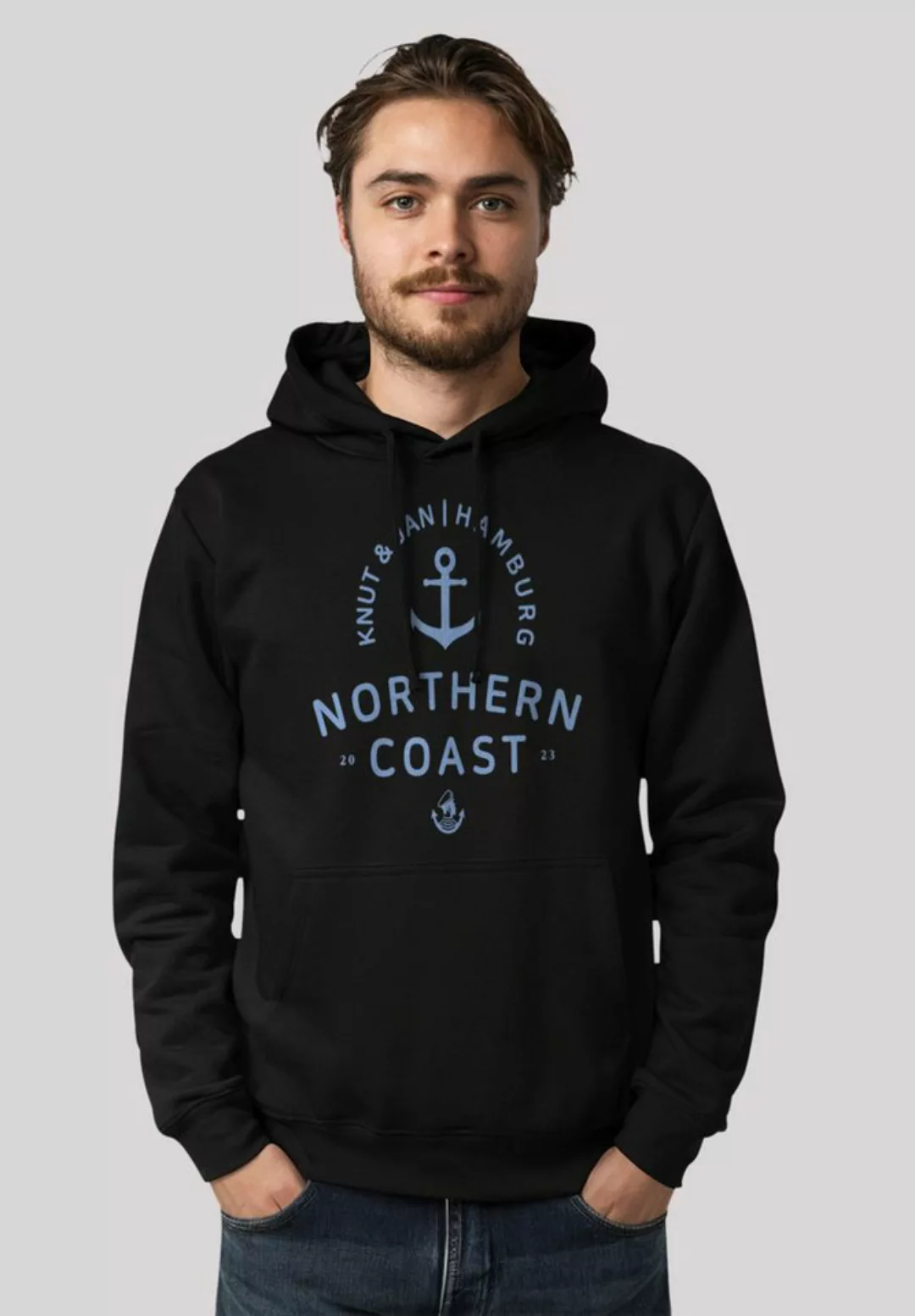 F4NT4STIC Kapuzenpullover "Nordsee Knut & Jan Hamburg", Premium Qualität günstig online kaufen