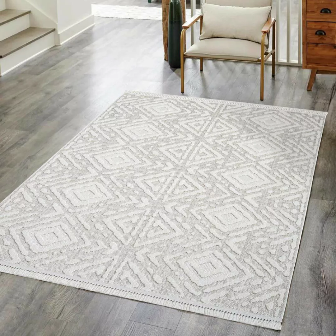 Carpet City Teppich »CLASICO 8926«, rechteckig, 11 mm Höhe, Kurzflor, Hocht günstig online kaufen