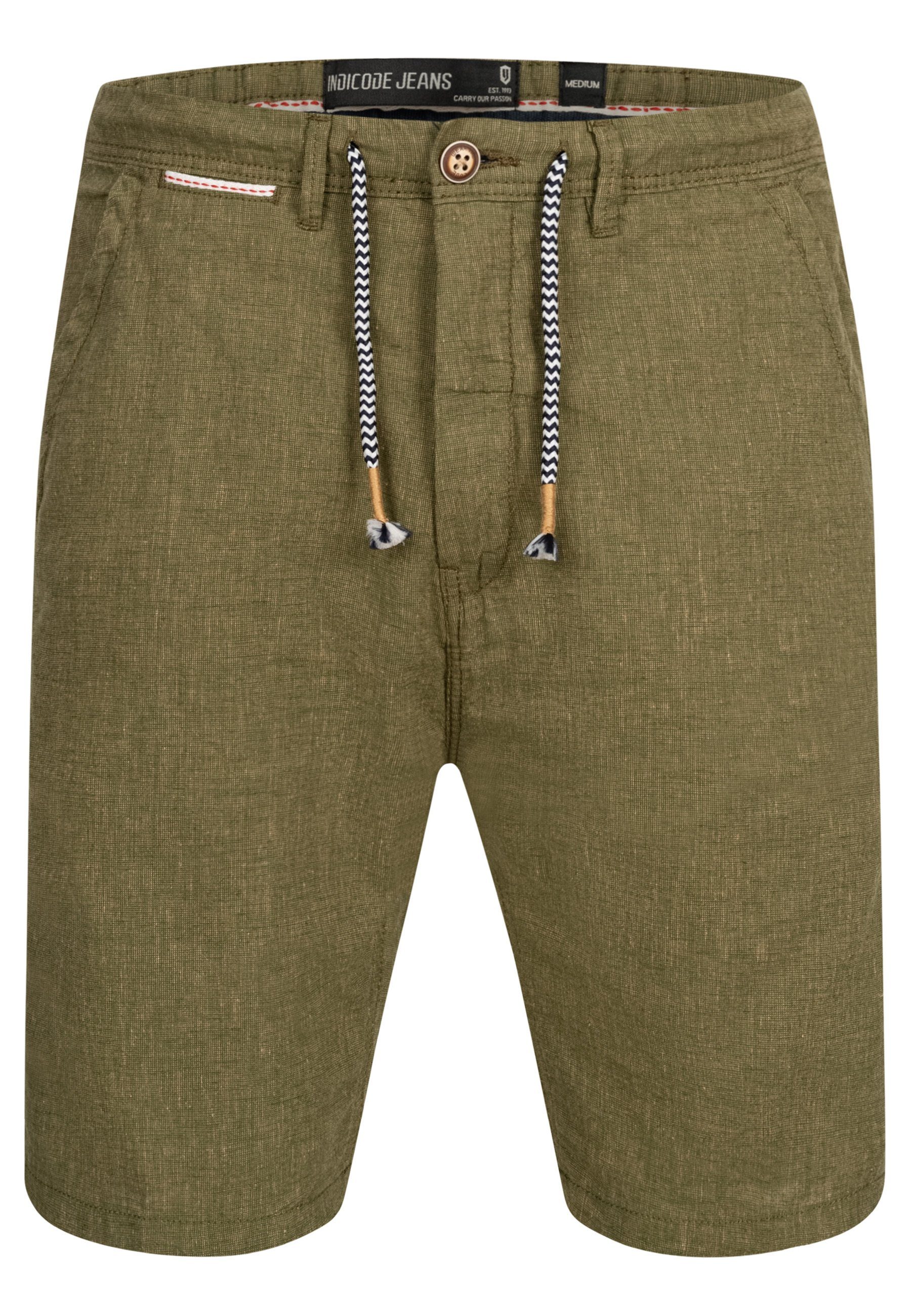 Indicode Chinoshorts Alonso aus einem angenehmen günstig online kaufen
