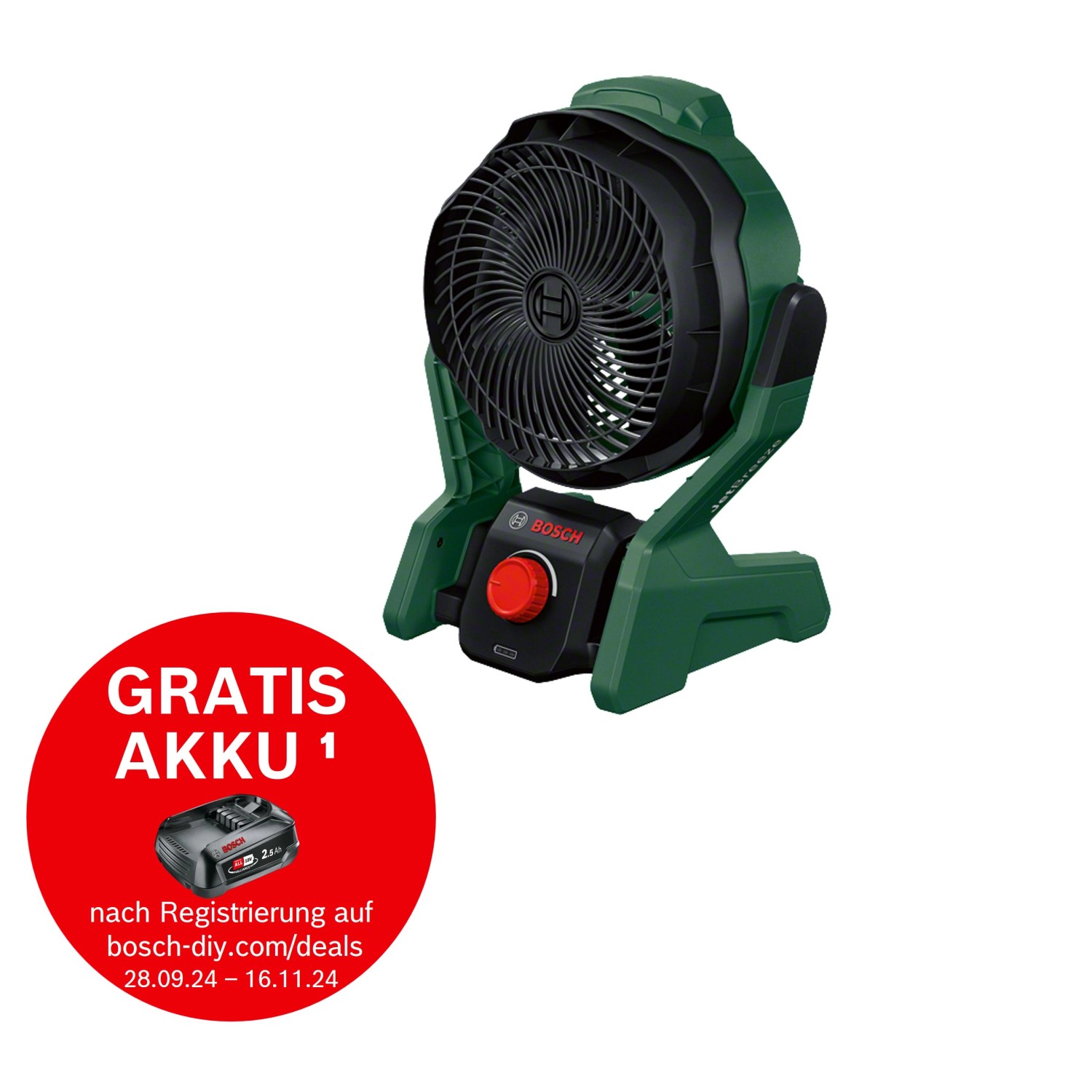 Bosch Home & Garden Tischventilator »UniversalFan 18V-1000«, 22,5 cm Durchm günstig online kaufen