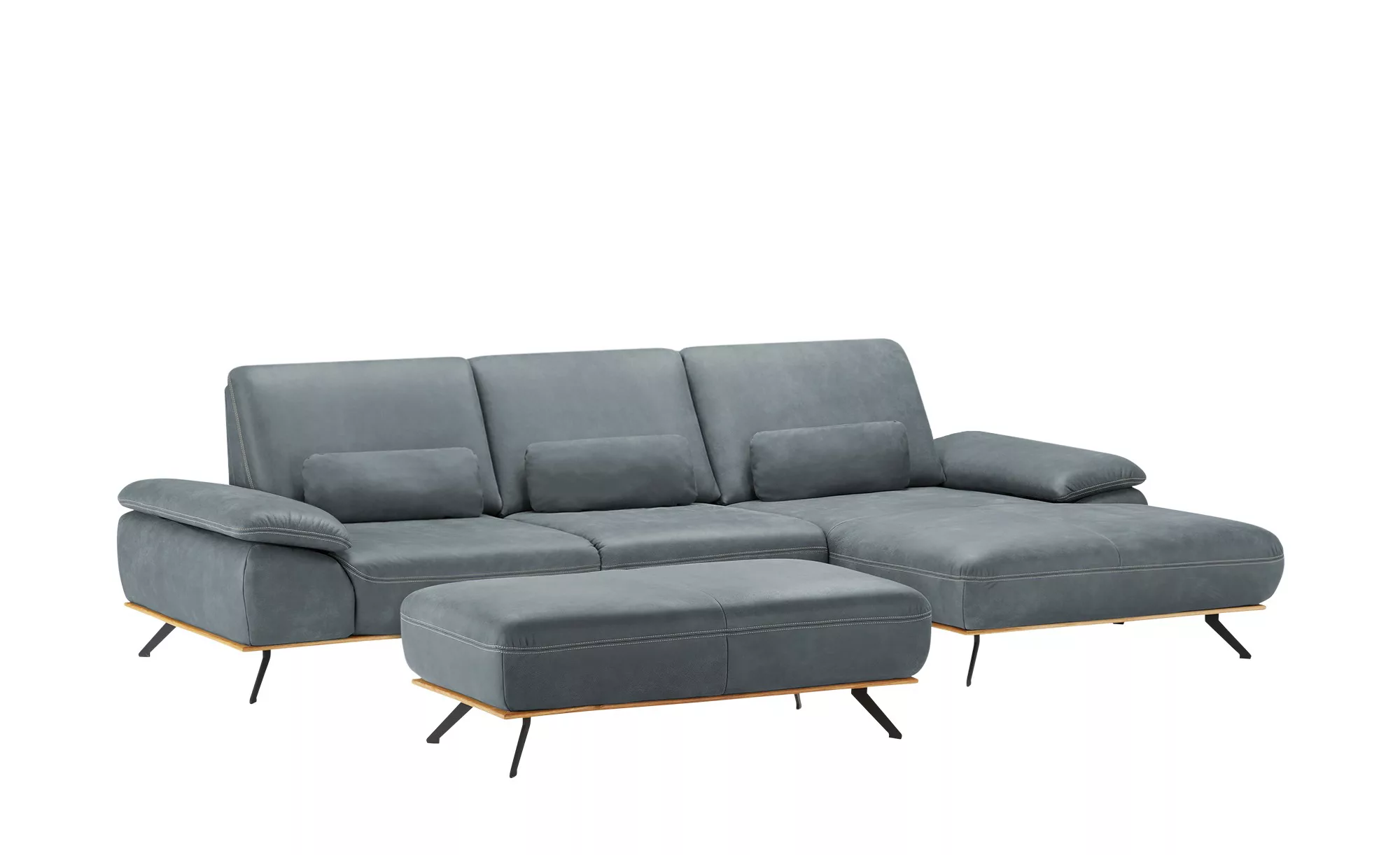 meinSofa Ecksofa  Fiona ¦ blau ¦ Maße (cm): B: 322 H: 89 T: 187.0 Polstermö günstig online kaufen