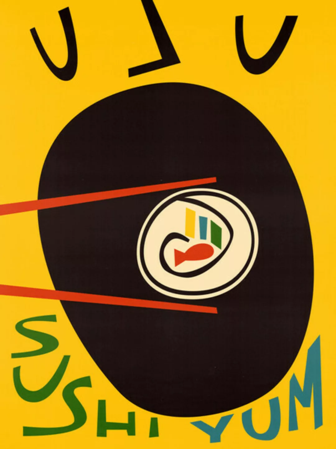 Poster / Leinwandbild - Yum Sushi günstig online kaufen