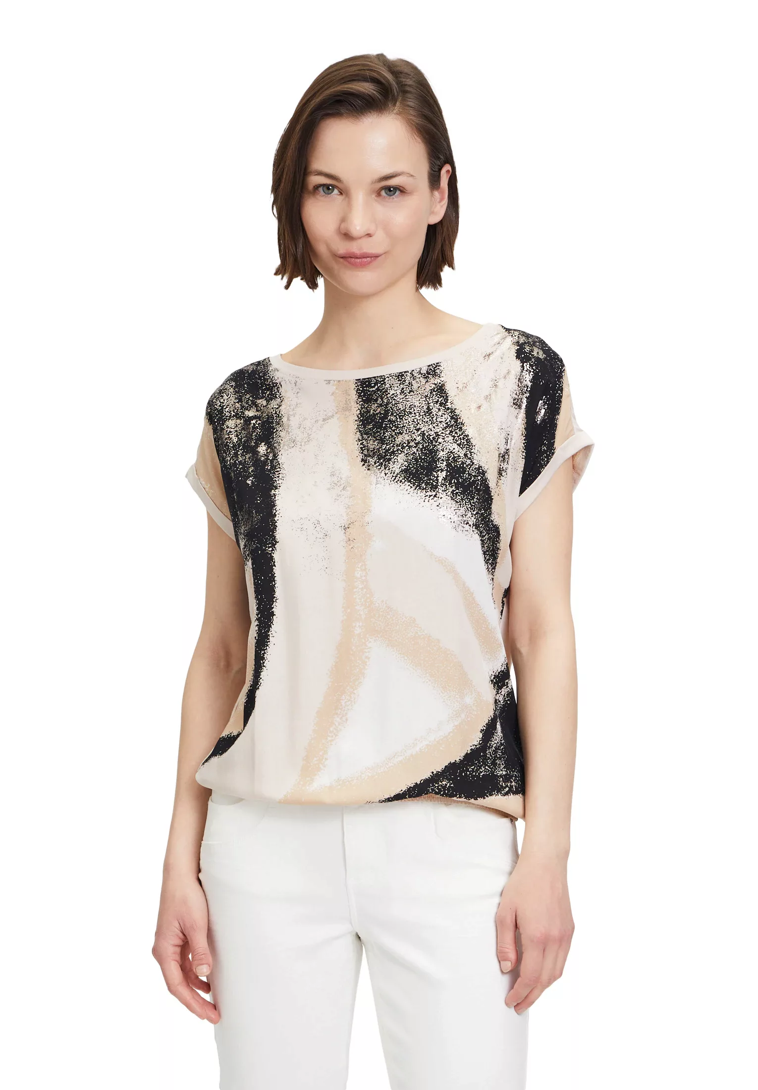 Betty&Co Kurzarmshirt "Betty & Co Casual-Shirt mit Print", Druck günstig online kaufen