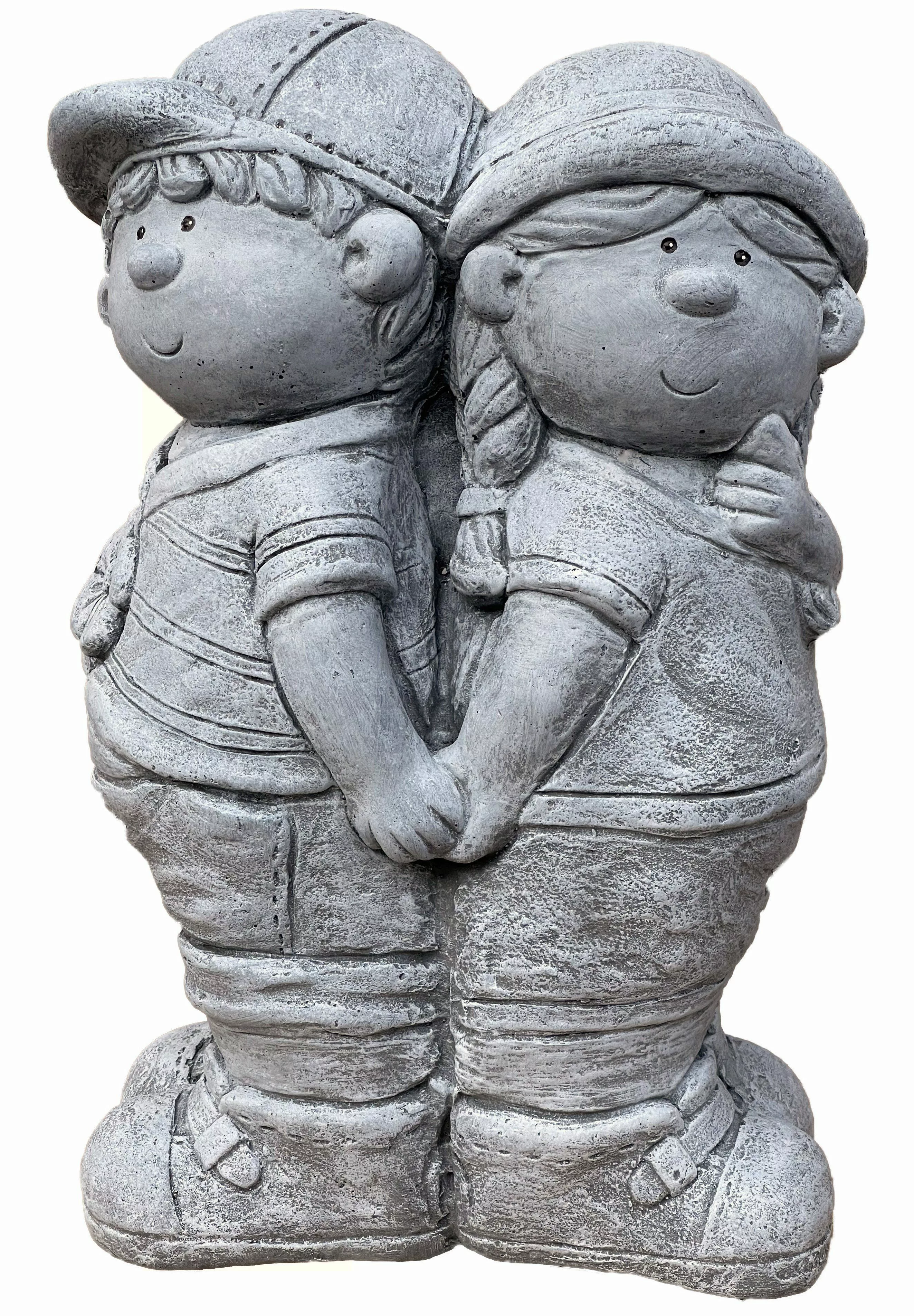 Stone and Style Gartenfigur Steinfigur Junge günstig online kaufen