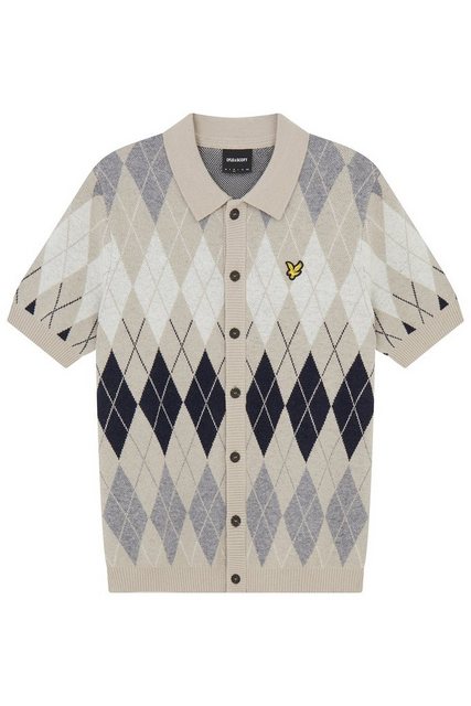 Lyle & Scott Cardigan Kurzärmelig, Aus Nylon Und Wolle günstig online kaufen