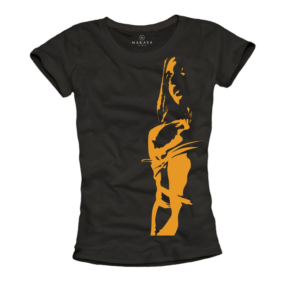 MAKAYA T-Shirt Damen Kurzarm BDSM Sexy günstig online kaufen