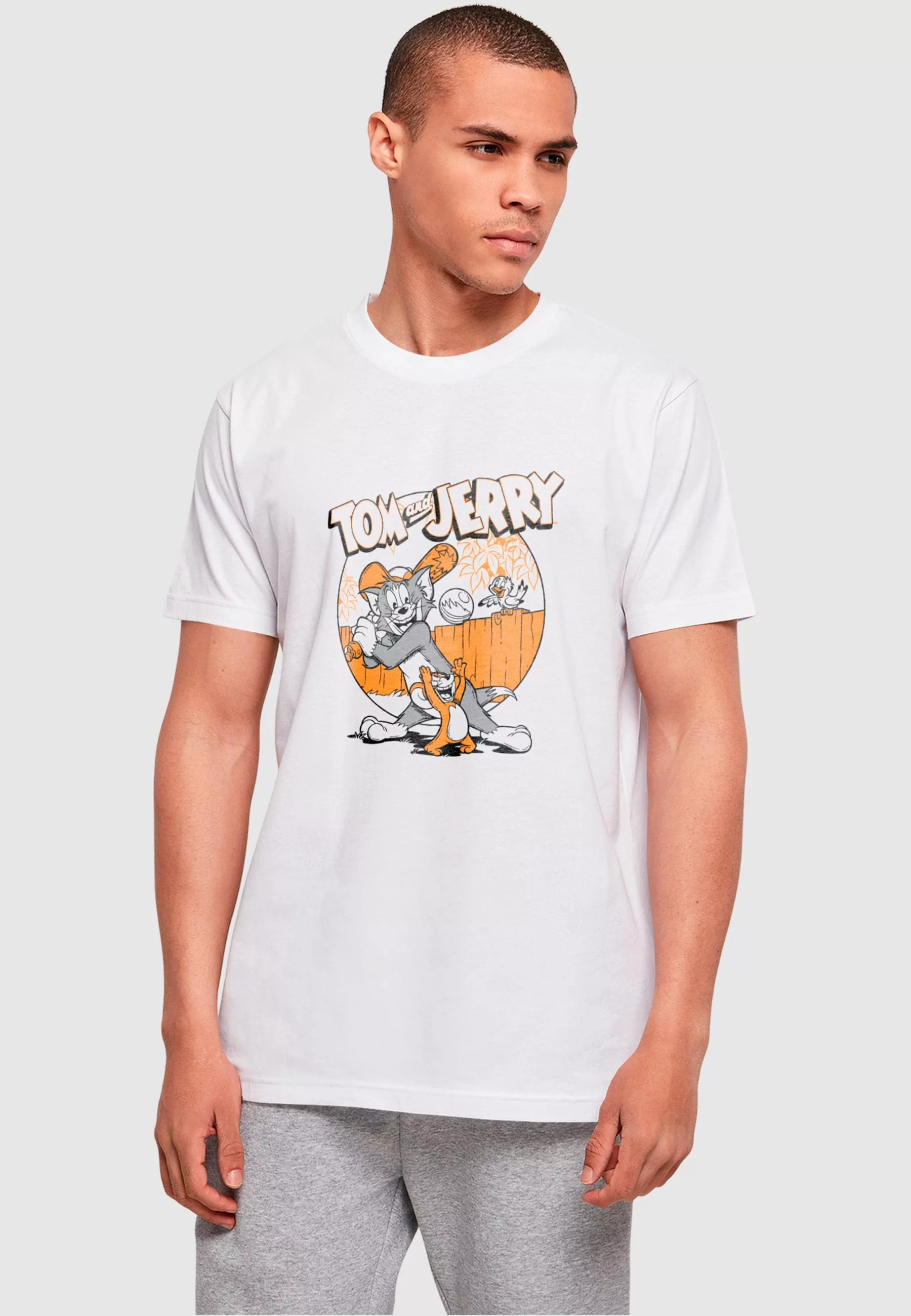 ABSOLUTE CULT T-Shirt "ABSOLUTE CULT Herren Tom and Jerry - Baseball T-Shir günstig online kaufen