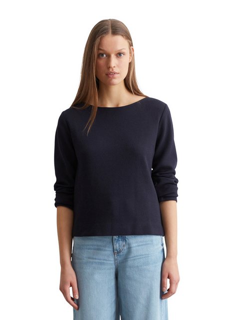 Marc O'Polo Sweatshirt aus Honeycomb-Jersey günstig online kaufen