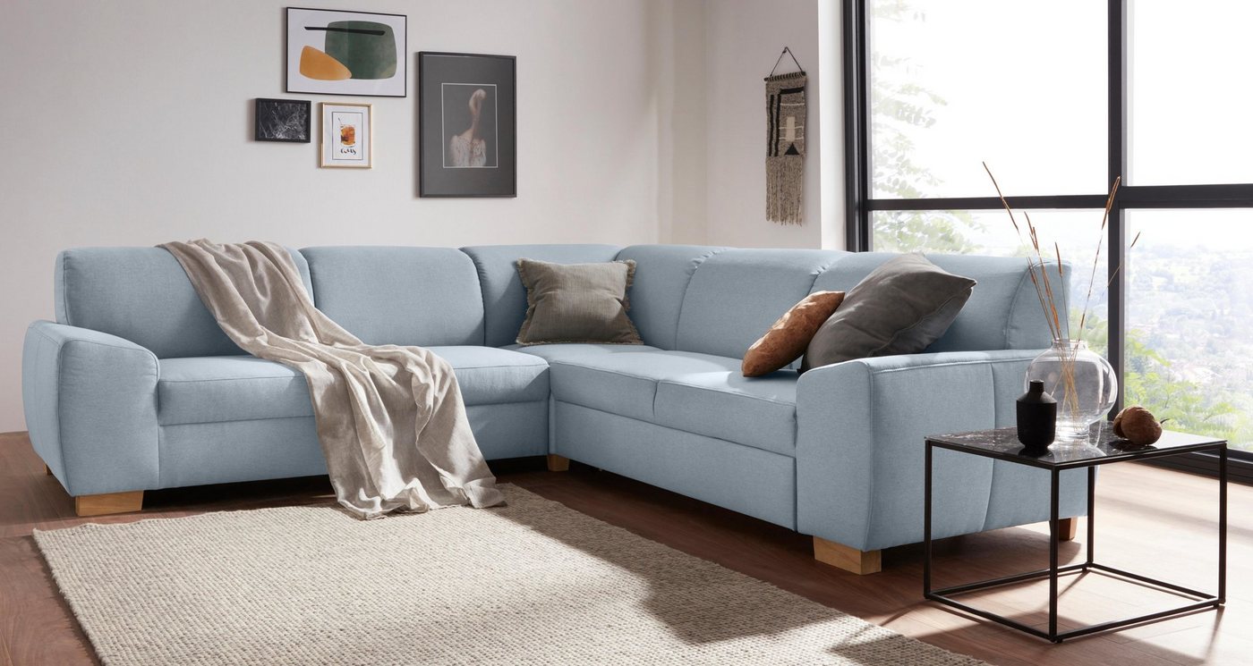 DOMO collection Ecksofa "Incanto L-Form", wahlweise mit Bettfunktion günstig online kaufen