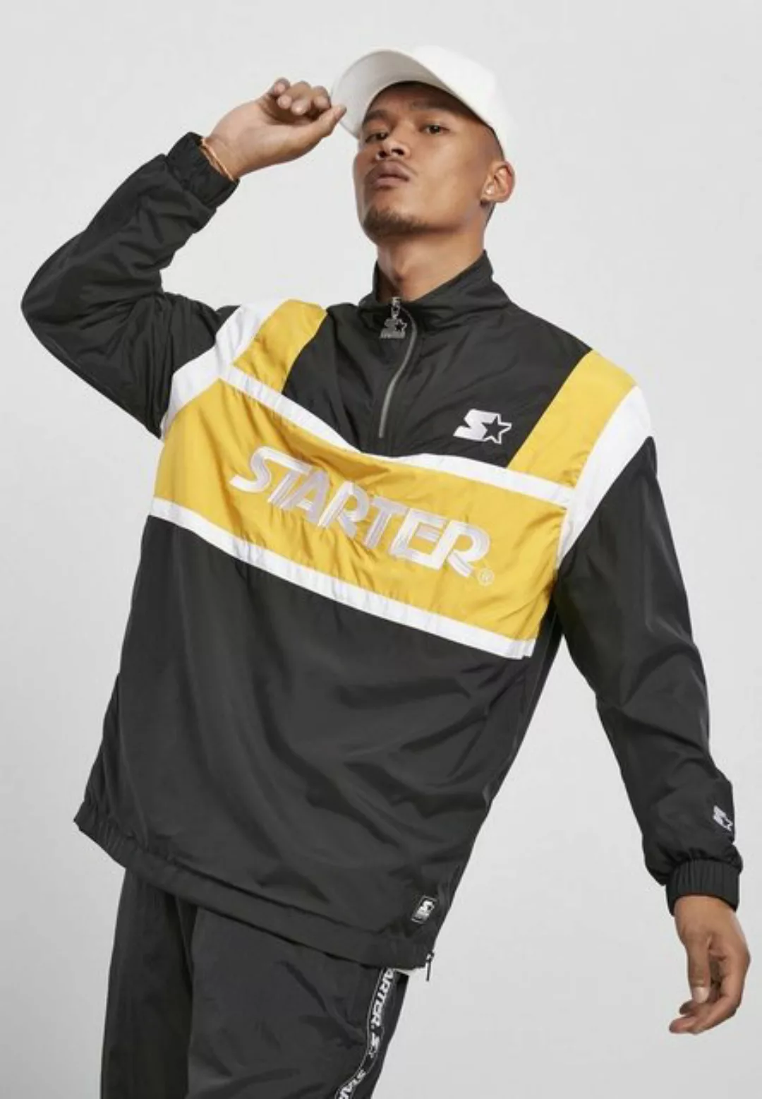 Starter Black Label Outdoorjacke "Herren Starter Half Zip Retro Jacket", (1 günstig online kaufen