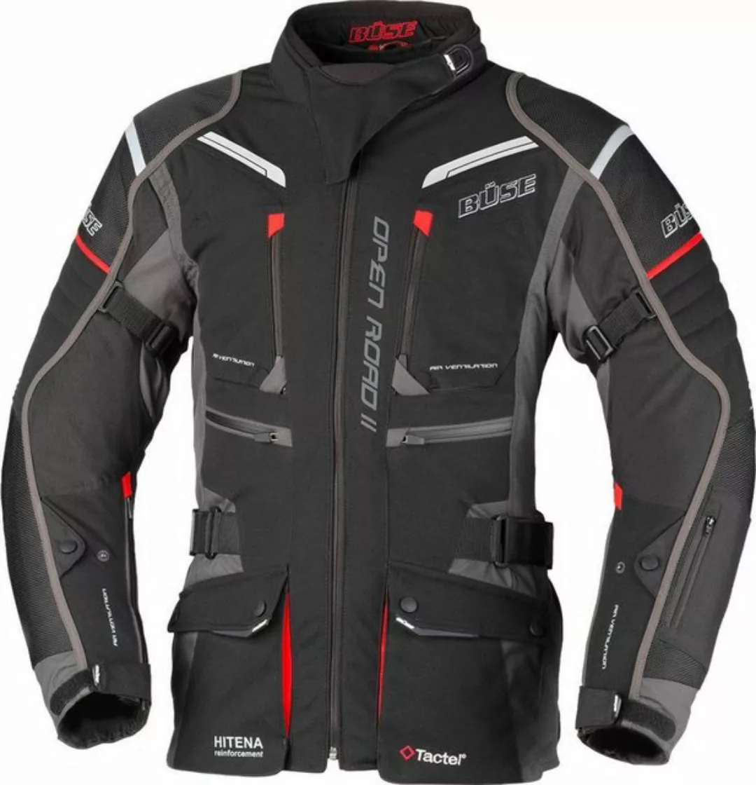 Büse Motorradjacke Büse Open Road II Textiljacke hellgrau Damen 48 günstig online kaufen