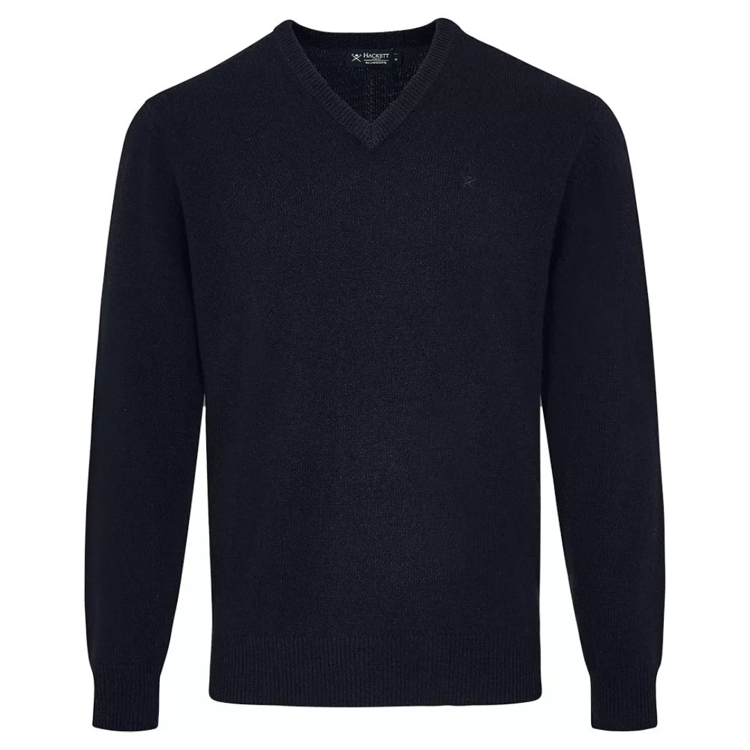 Hackett Lambswool V-ausschnitt Sweater 2XL Charcoal günstig online kaufen
