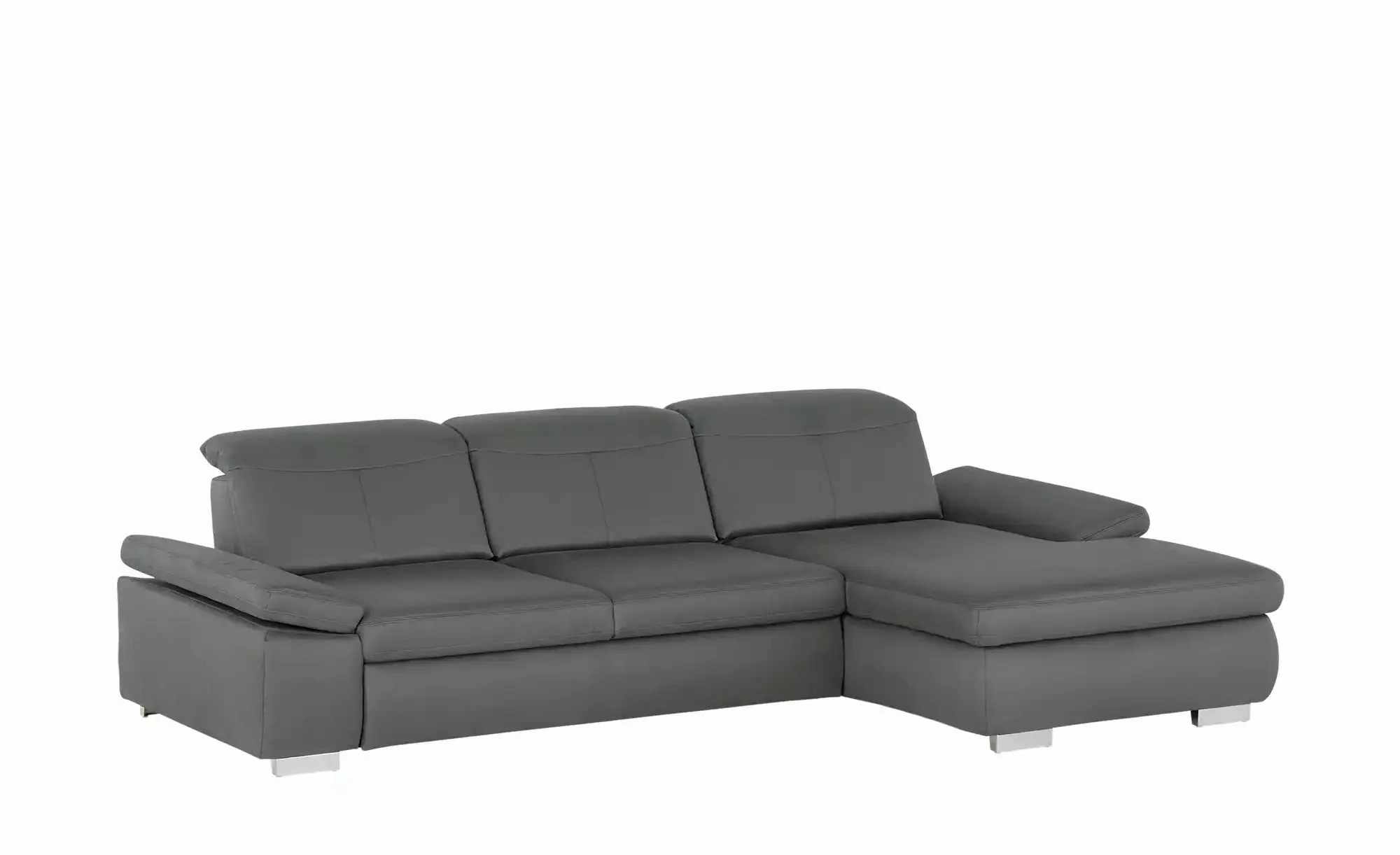 Lounge Collection Ecksofa aus Mikrofaser Kathrin ¦ grau ¦ Maße (cm): B: 309 günstig online kaufen