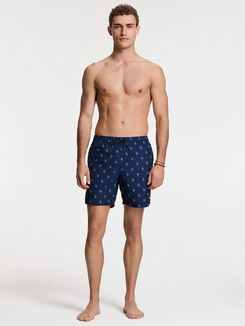 Shiwi Badeshorts Mike Sketched Coral Navy - Größe L günstig online kaufen