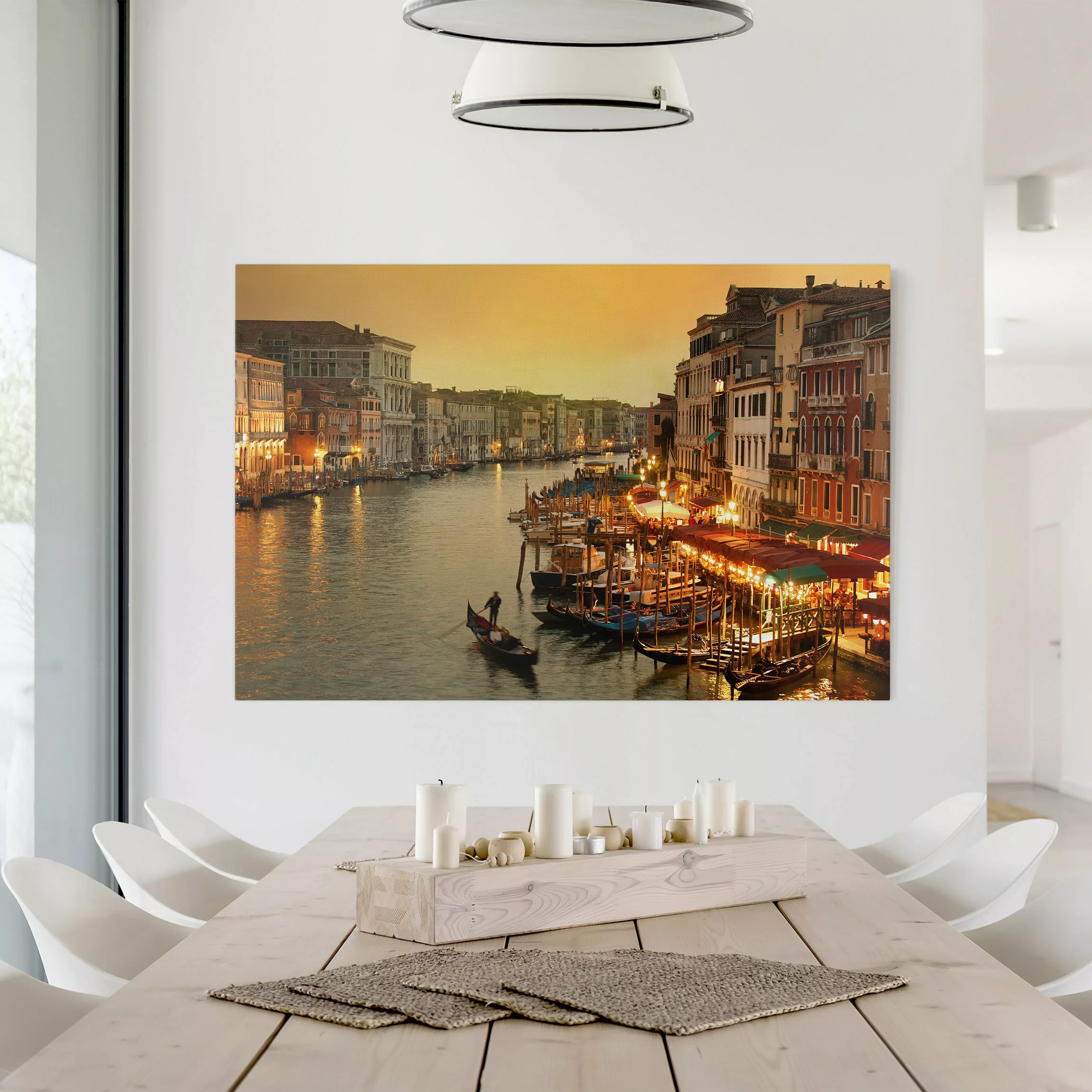 Leinwandbild Architektur & Skyline - Querformat Großer Kanal von Venedig günstig online kaufen