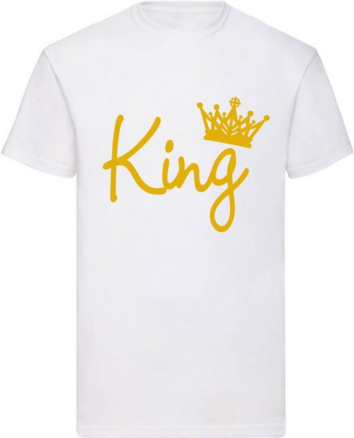 Banco T-Shirt King und Queen aus hochwertigen DTF Druck Unisex 100% Baumwol günstig online kaufen