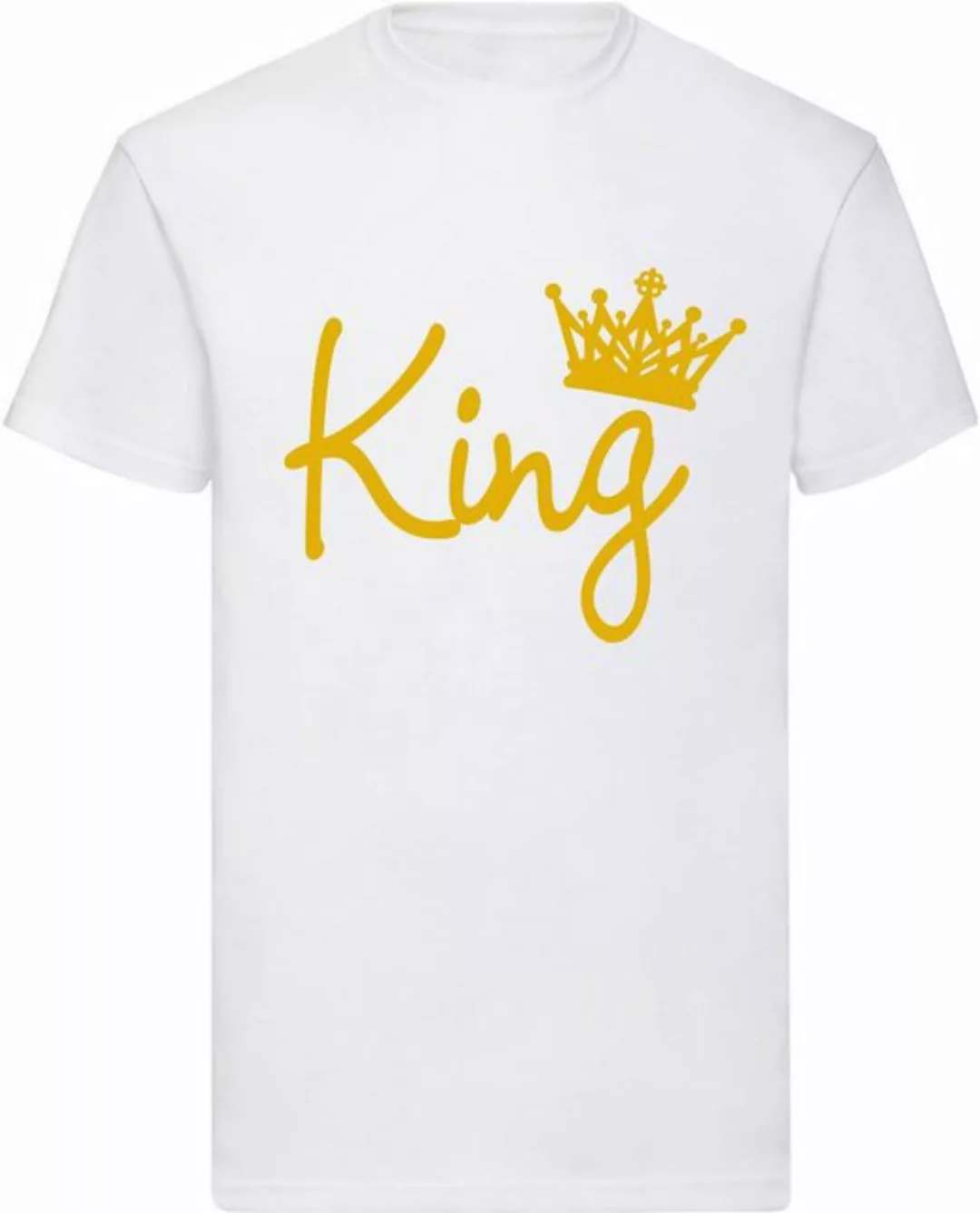 Banco T-Shirt King und Queen aus hochwertigen DTF Druck Unisex 100% Baumwol günstig online kaufen