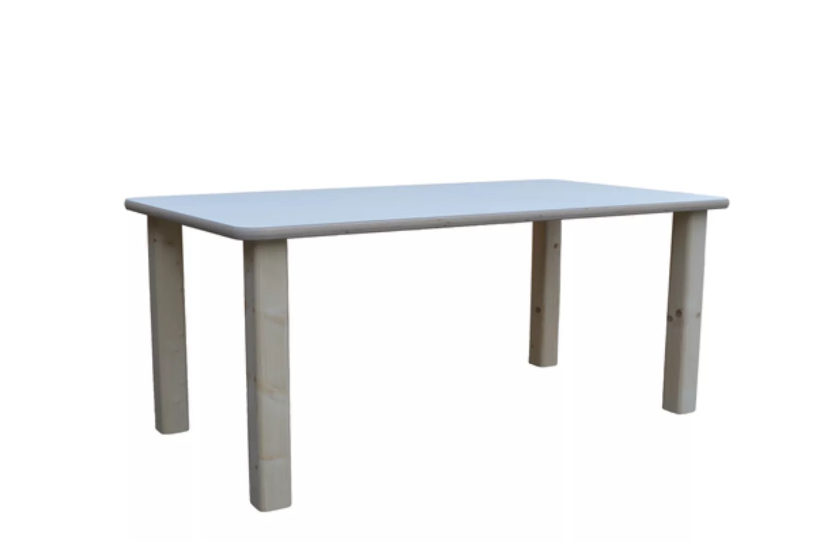 Kindertisch - Weiße, Rechteckige Tischplatte - Neu günstig online kaufen