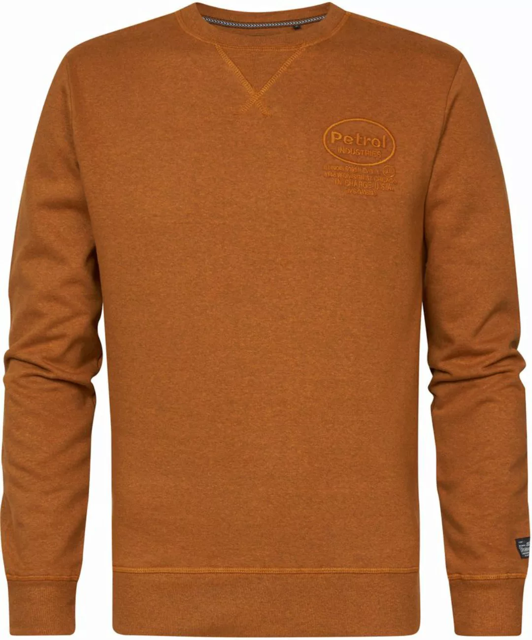 Petrol Sweater Austin Melange Gelb - Größe XXL günstig online kaufen