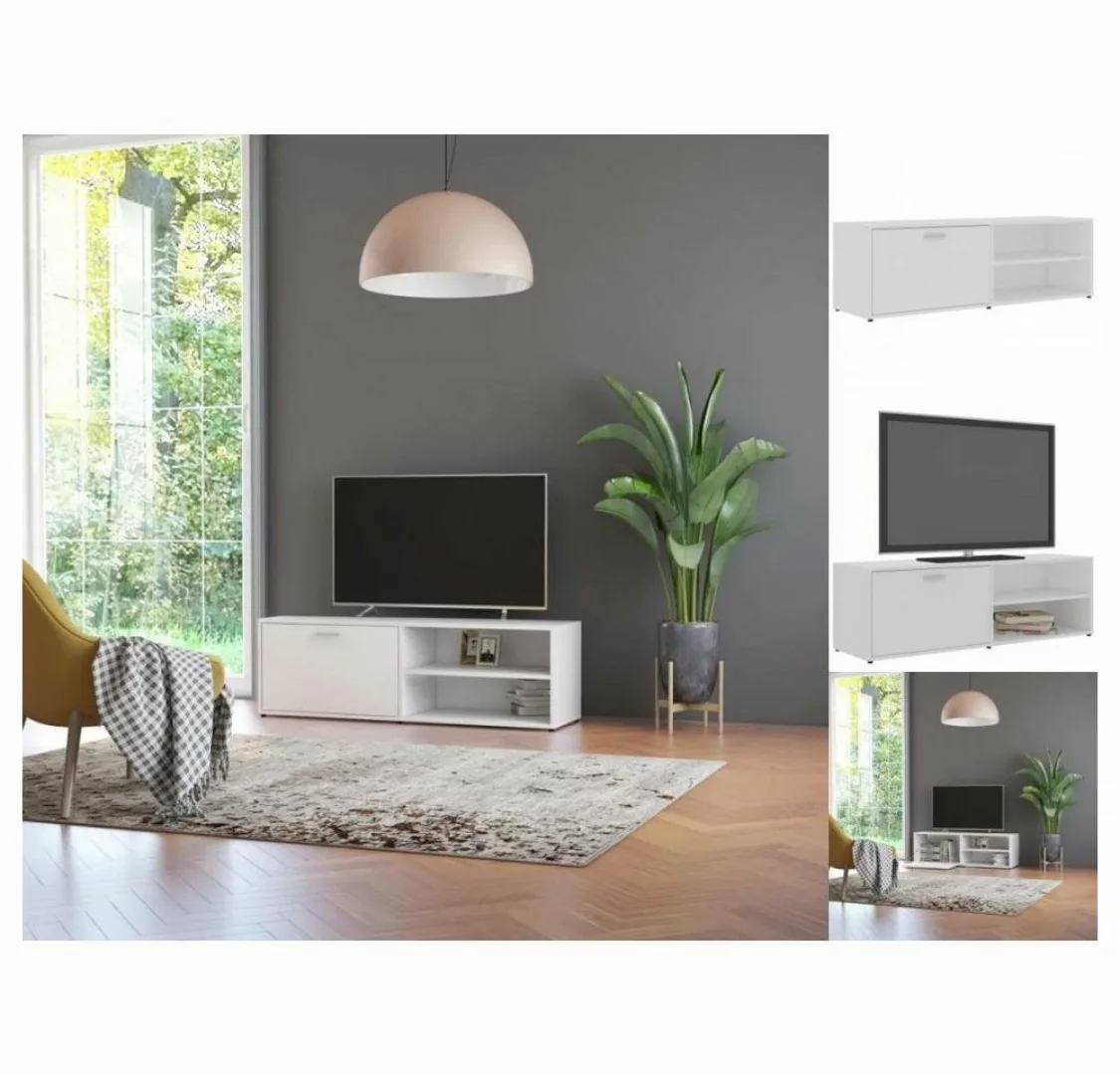 vidaXL TV-Schrank TV-Schrank Weiß 120 x 34 x 37 cm Spanplatte Lowboard günstig online kaufen