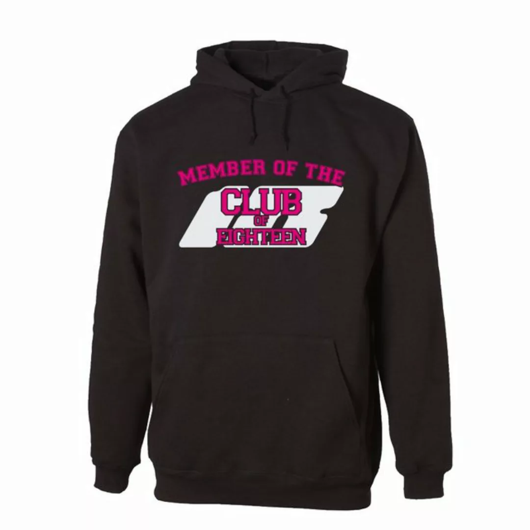 G-graphics Hoodie 18 – Member of the Club of Eighteen Unisex mit trendigem günstig online kaufen