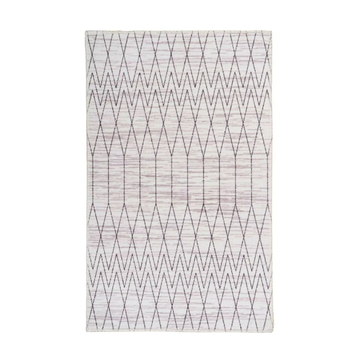 MeGusta Flachflor Teppich EthnoDesign Grau Polyester 200x290 cm Sonia günstig online kaufen