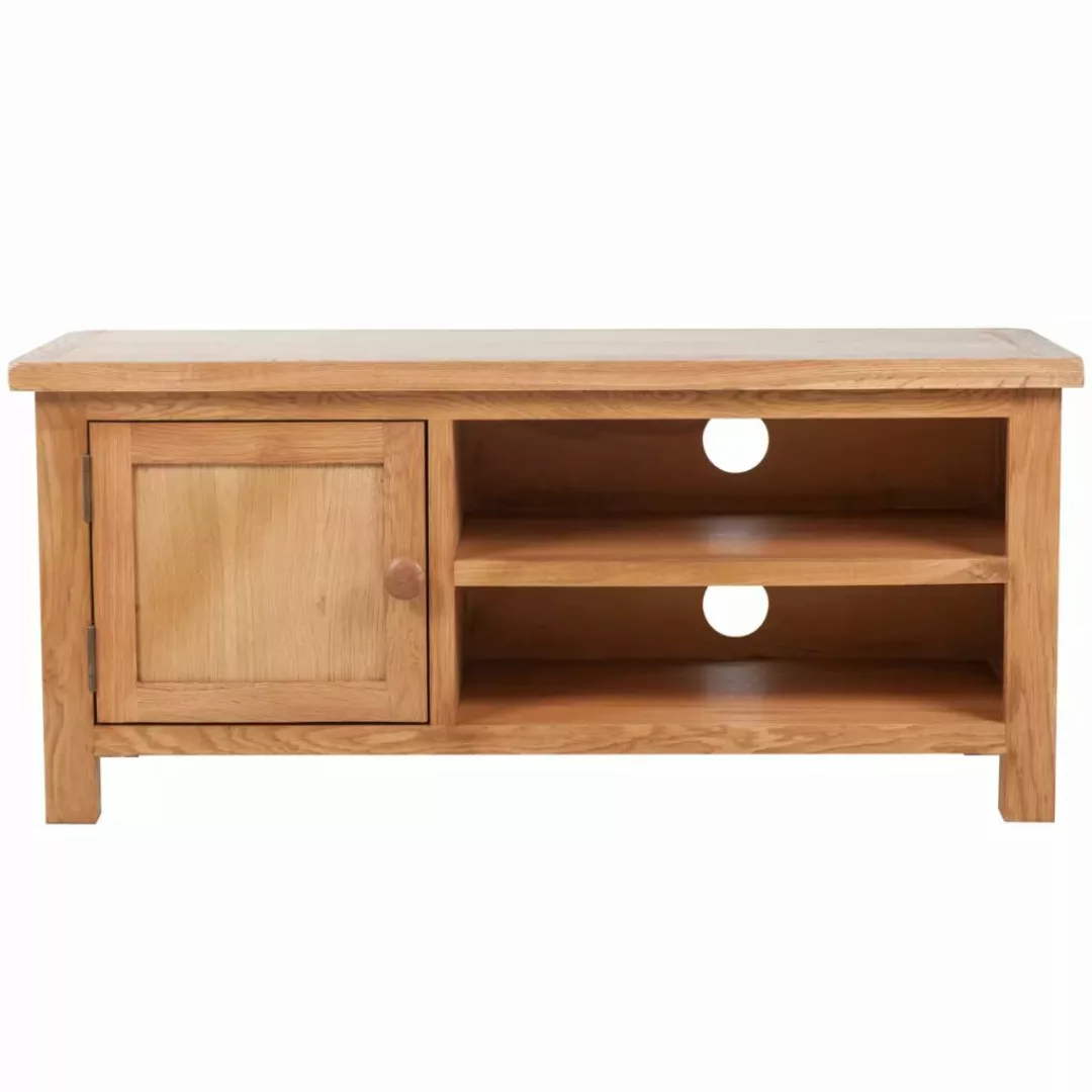 Tv-schrank 103x36x46 Cm Massivholz Eiche günstig online kaufen