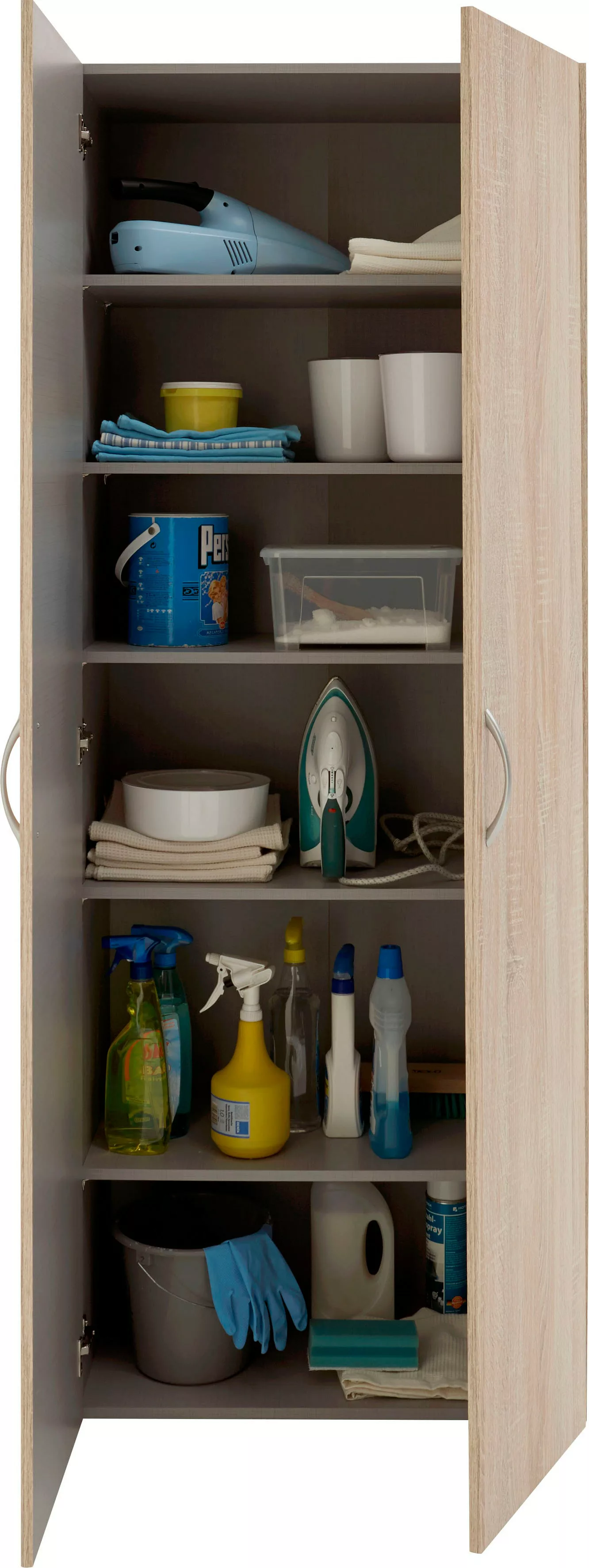 Schrank, 2-türig  Multischrank-System - holzfarben - 70 cm - 185 cm - 40 cm günstig online kaufen