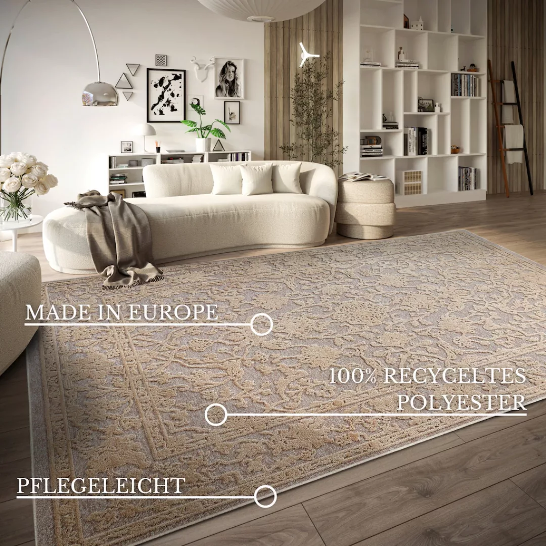 Villeroy & Boch Teppich »Ambroise«, rechteckig, Nachhaltig, Wohnzimmer, Sch günstig online kaufen