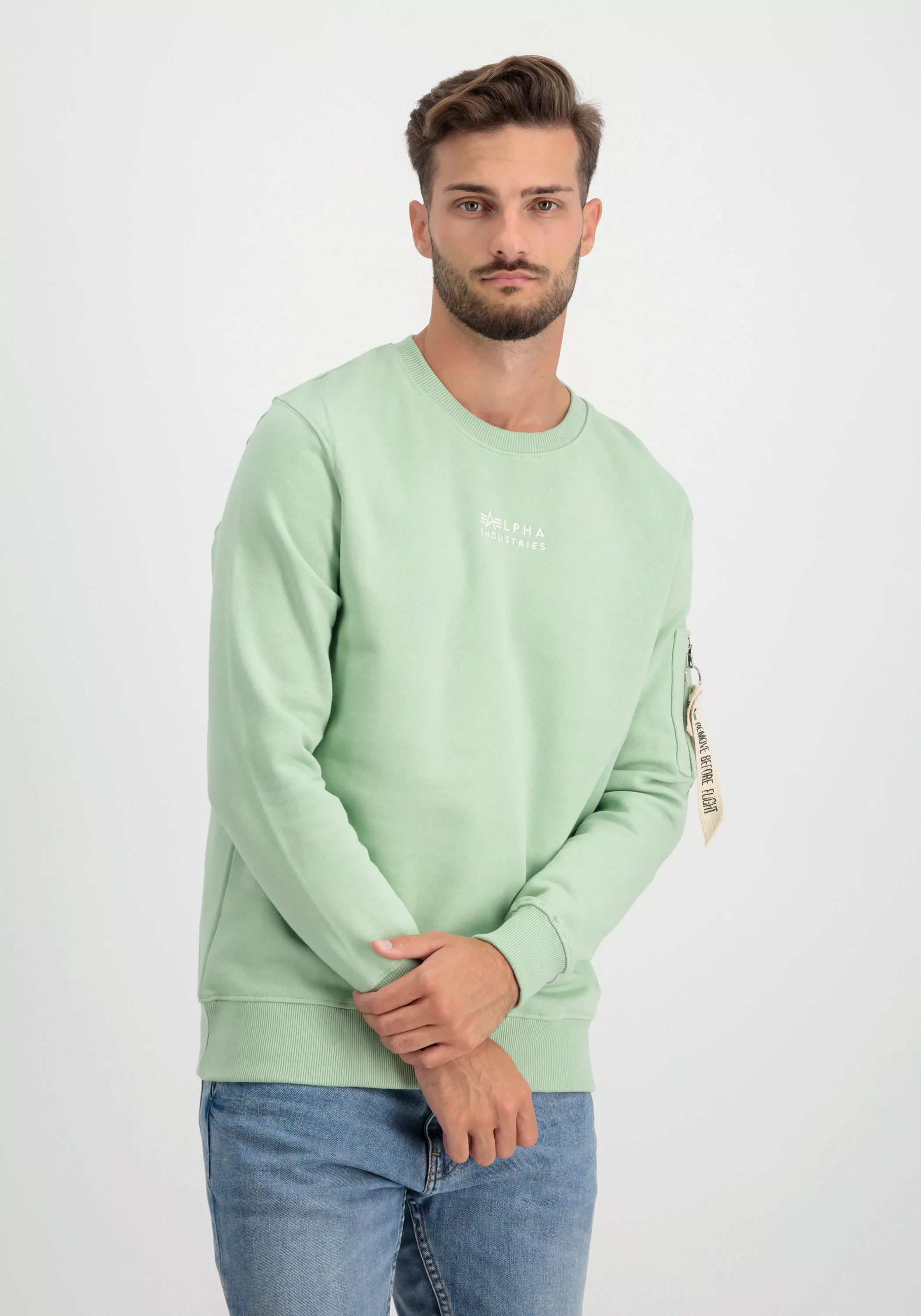 Alpha Industries Sweater "Alpha Industries Men - Sweatshirts Organics EMB S günstig online kaufen