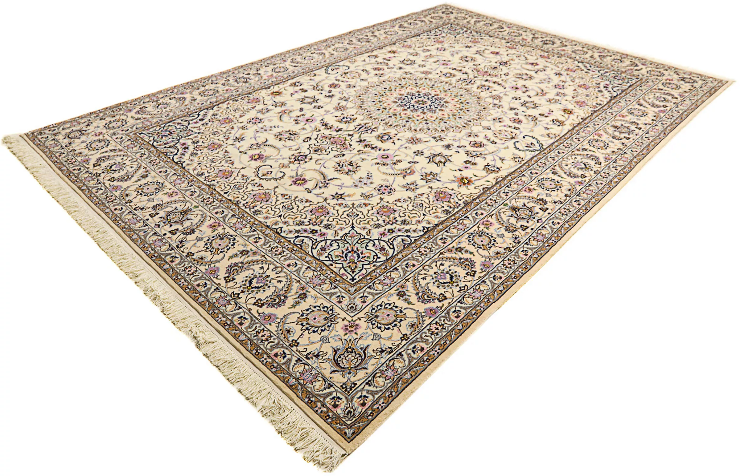 morgenland Orientteppich »Perser - Nain - Royal - 365 x 250 cm - beige«, re günstig online kaufen