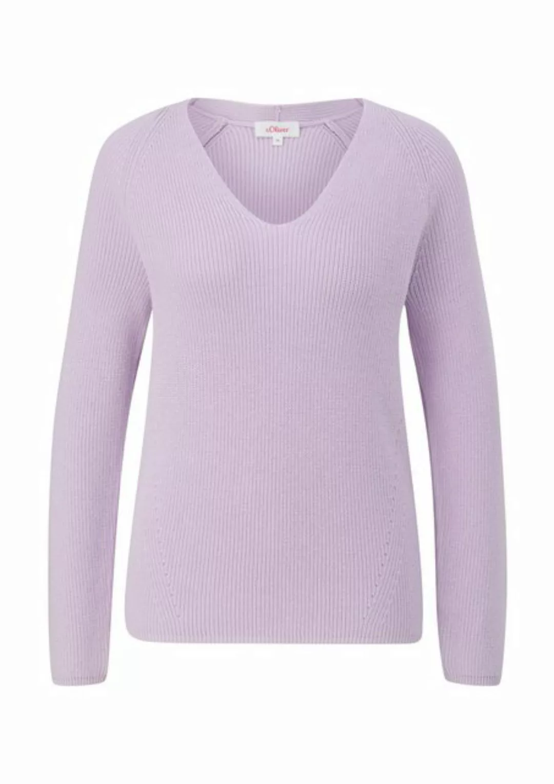 s.Oliver Strickpullover - Basic Strickpullover Damen - Pullover einfarbig-  günstig online kaufen