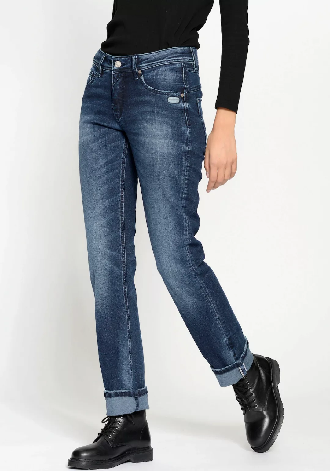 GANG Loose-fit-Jeans 94AMELIE STRAIGHT günstig online kaufen