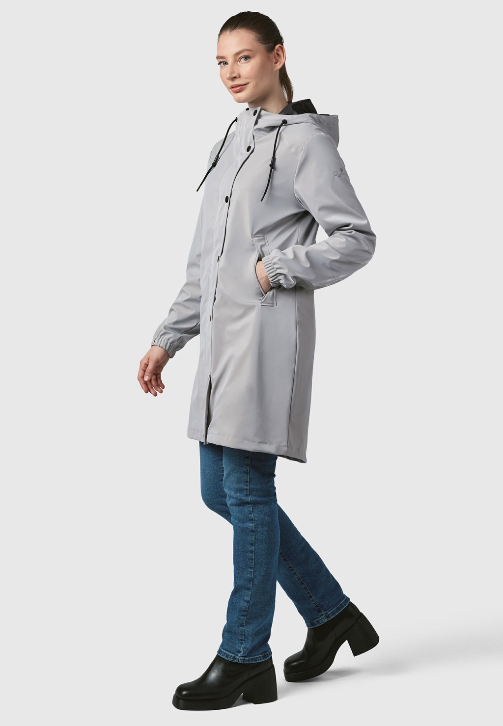 Ragwear Regenmantel "Husty Rainy", reflektierender, wasserdichter Damen Übe günstig online kaufen