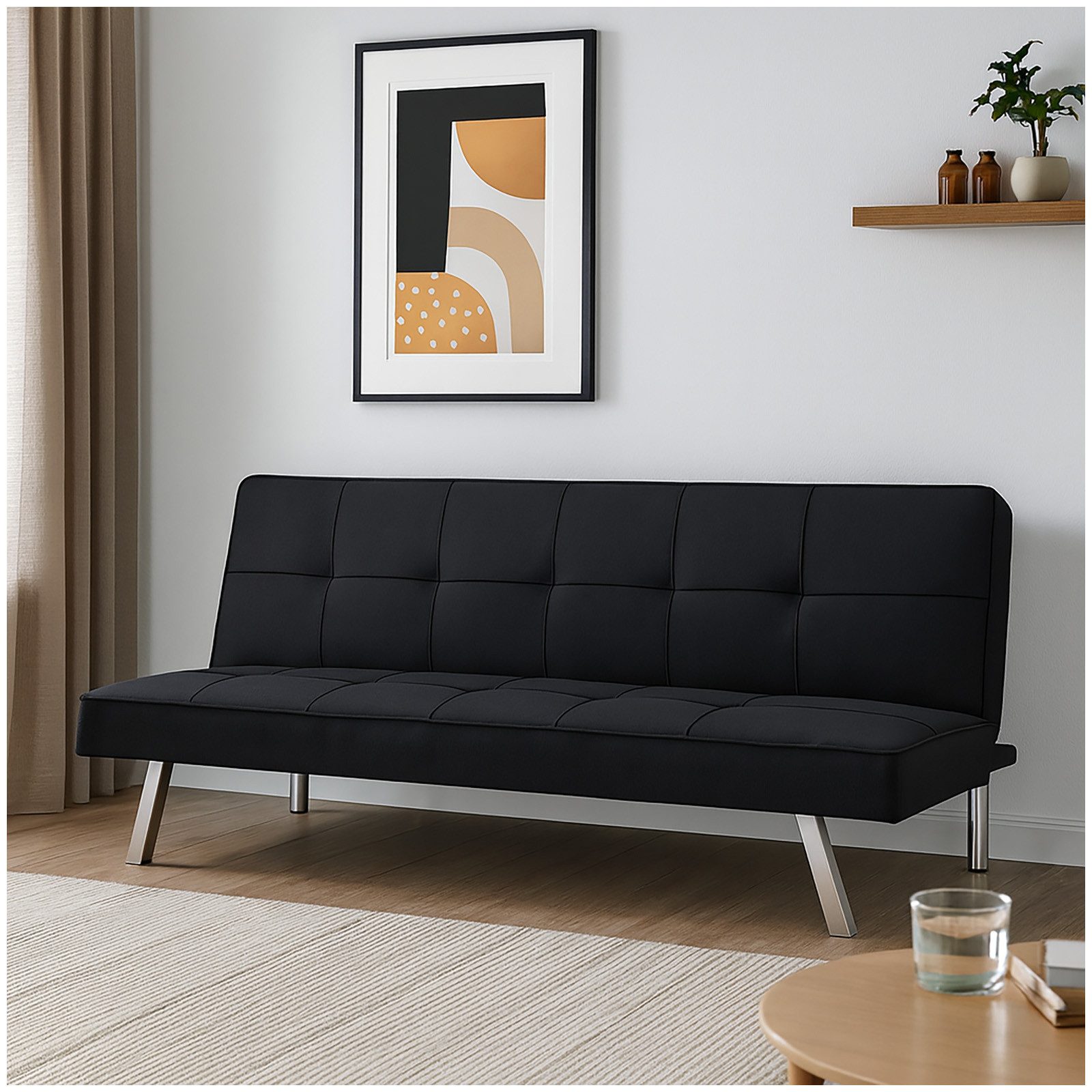 HTI-Living Schlafsofa Klappsofa Schwarz Milena, Stück günstig online kaufen